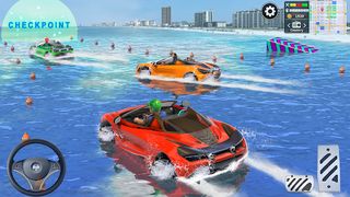 Water Car Stunt Race Car Games - Screenshot 3