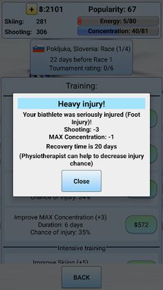 Biathlon Manager 2018 - Screenshot 4