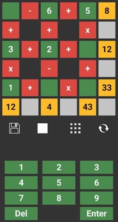 Math puzzle - Nine game - Screenshot 1
