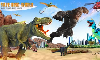 Dino Vs Gorilla Rampage - Screenshot 2
