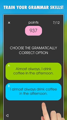 My English Grammar Test PRO - Screenshot 1