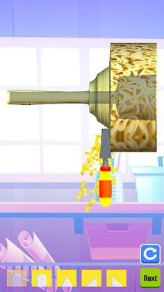 Noodles Carving Simulator 3D - Screenshot 1