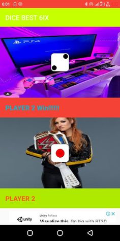 DICE PLAYER - CLICK AND WIN - Screenshot 2