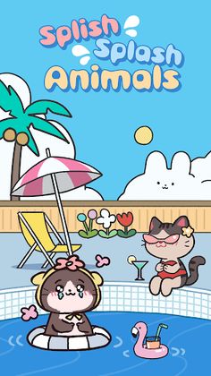 Splish Splash Animals: notuse - Screenshot 1