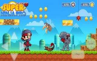 Super Ninja PRO - Jungle Adven - Screenshot 2