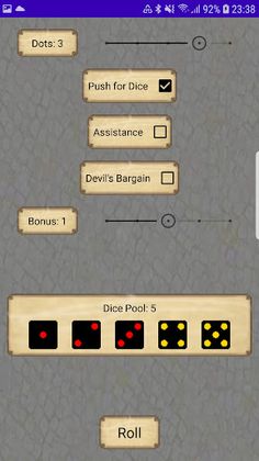 Forged in the Dark Dice Roller - Screenshot 3