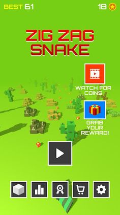 ZigZag Snake - Screenshot 1