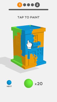 Cube Paint 3D - Screenshot 1