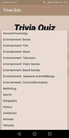 Trivia Quiz - Screenshot 2