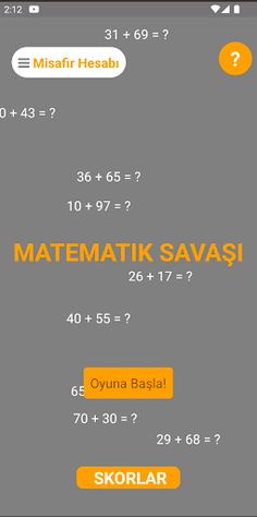 MathWar: Matematik Savaşı - Screenshot 1
