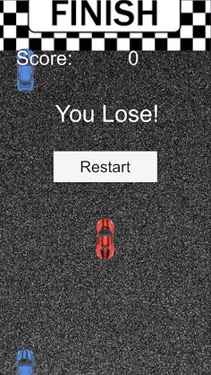 Red Car On Road - Screenshot 1