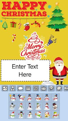 Christmas Cards & Wishes Maker - Screenshot 4