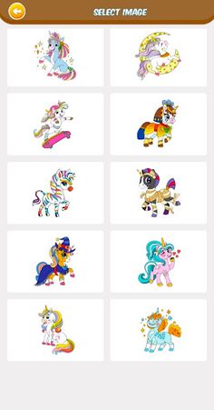 Unicorn Coloring Books - Screenshot 2