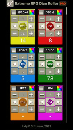 Extreme RPG Dice Roller - Screenshot 3