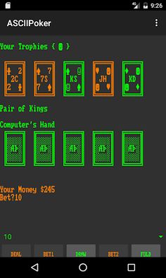 ASCIIPoker - Screenshot 3
