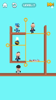Swipe Puller : Catch the Thief - Screenshot 1