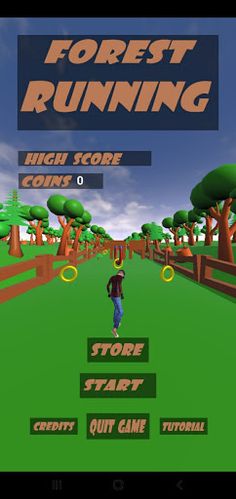 Forest Running - Screenshot 1