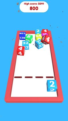 Merge Cubes 2048 - Screenshot 2