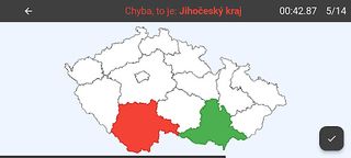 Slepá mapa ČR - Kraje, Řeky,.. - Screenshot 2