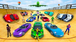 Superhero Car Stunt- Car Games - Screenshot 1