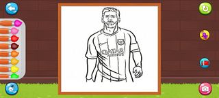 Coloring World Football Player - Screenshot 2
