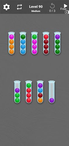 Sort Colored Balls - Ball Sort - Screenshot 4