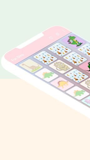 Dino MatchUp Card memory game - Screenshot 2