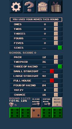 No More Yatzy - Screenshot 4