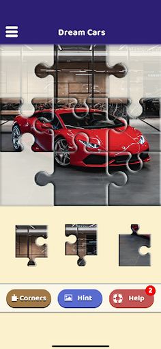 Dream Cars Jigsaw Puzzle - Screenshot 1