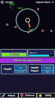 Idle TD Space Defense - Screenshot 3