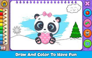 Baby Panda's Coloring Book - Screenshot 2