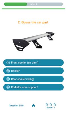 Car parts Quiz Game - Screenshot 4