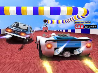 Ramp Muscle Car Stunt Games - Screenshot 1