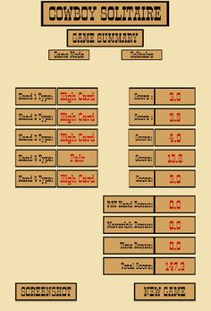 Cowboy Solitaire - Screenshot 2