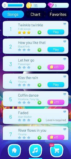 Musical Tiles Piano Brick - Screenshot 1