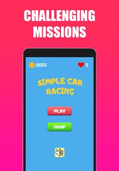 Simple Car Racing - Screenshot 1