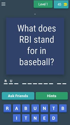 BASEBALL BRAIN BUSTER - Screenshot 1