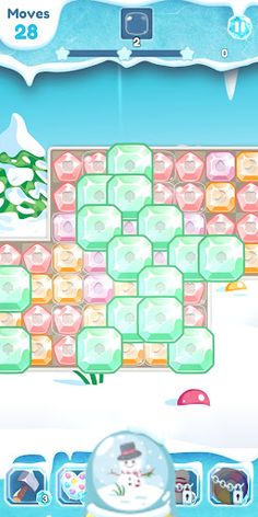 Winter Frozen Season Gem Blast - Screenshot 4