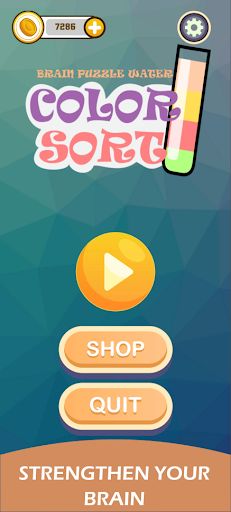 Brain Puzzle Water Color Sort - Screenshot 1