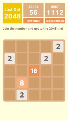 Just Get 2048: A Simple Puzzle Game! - Screenshot 3
