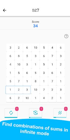 Number match - find sum - Screenshot 2