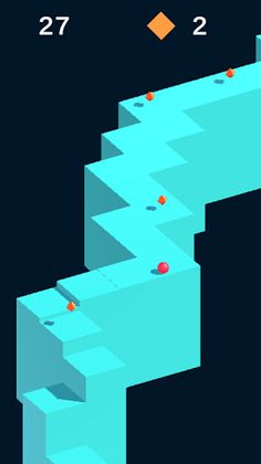 Zig Zag 3D Ball Rolling Game - Screenshot 1