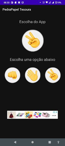 Pedra Papel e Tesoura - Screenshot 2