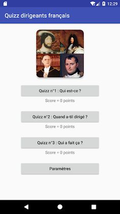 Quizz rois de France et présid - Screenshot 3