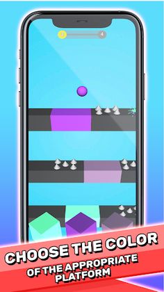 Bounce Ball: Change color - Screenshot 1