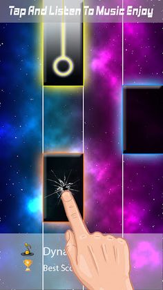 BTS-Dynamite Piano Tiles Game - Screenshot 4