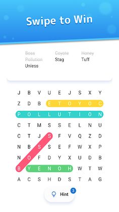 Word Search - Crossword Puzzle - Screenshot 2
