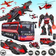 Mech Robot Car Games 3d - Screenshot 3