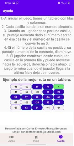 Tablero Numerico - Screenshot 3