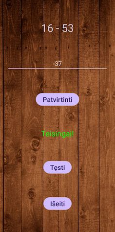 Matematikos Žaidimas - Screenshot 3